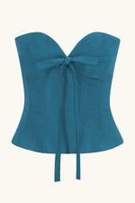 Mademoiselle Corset Delph Blue