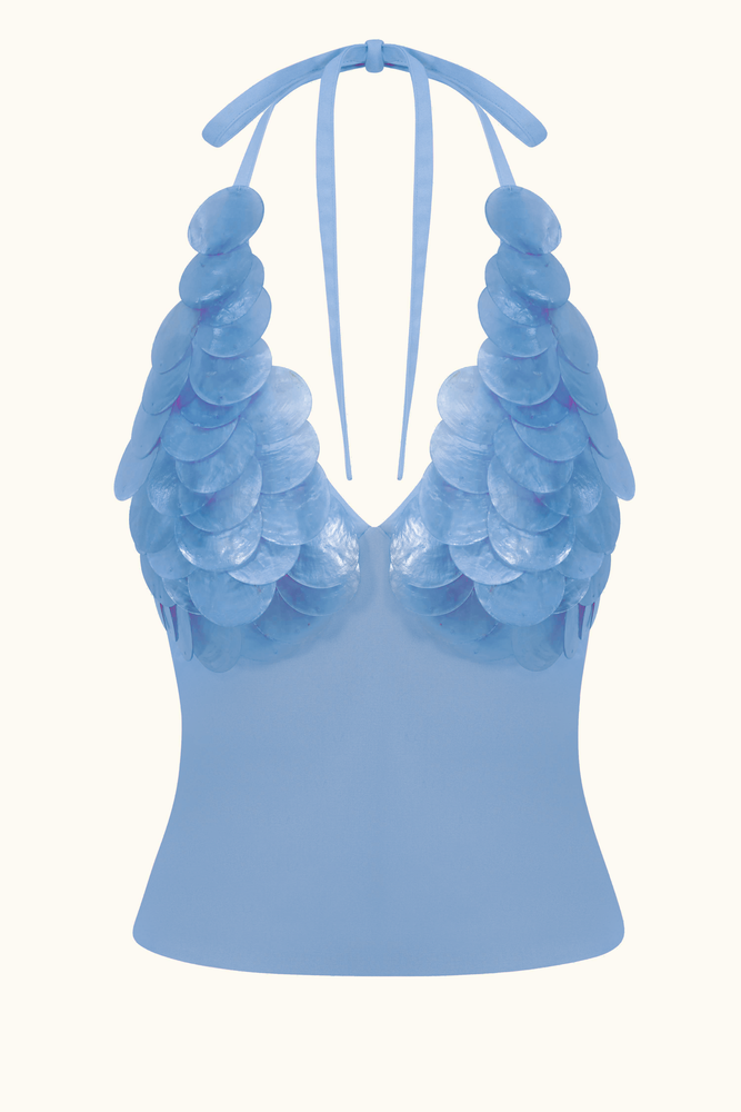 Siren Top ~ Mother of Pearl Mermaid Tears