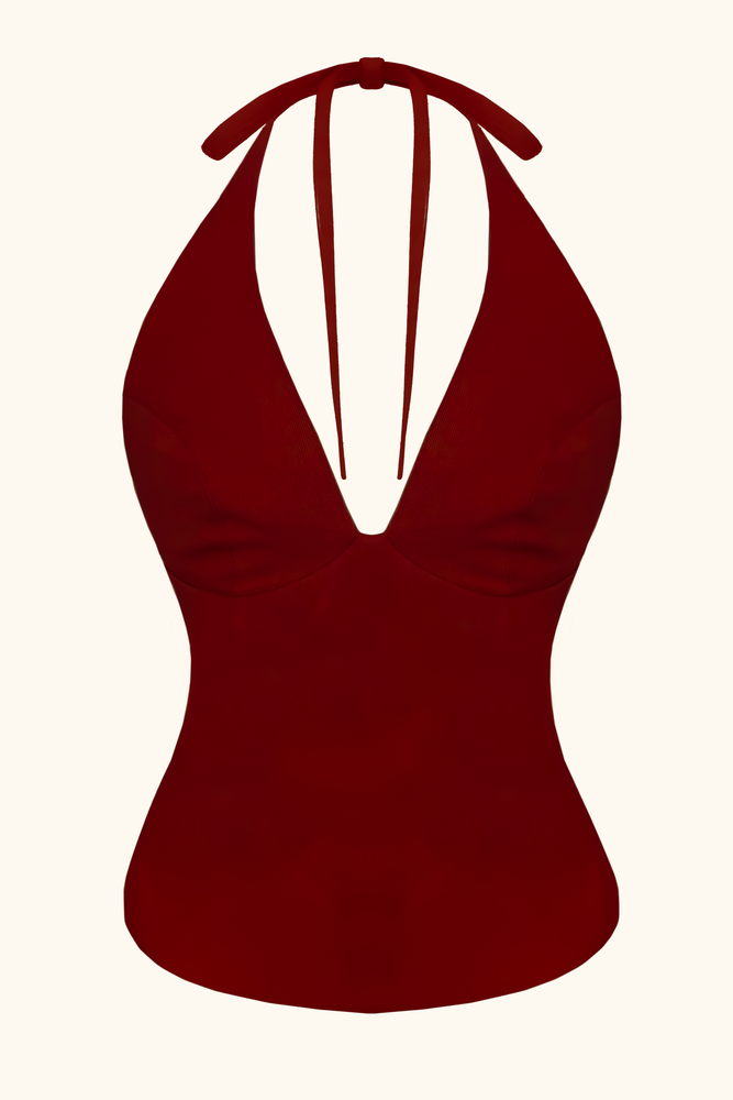 Siren Top ~ Ruby Red