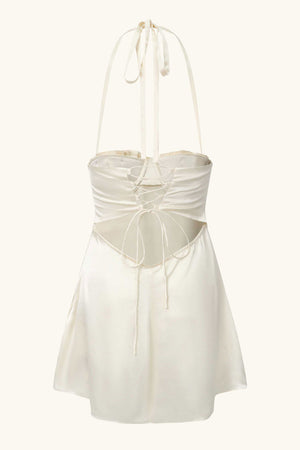 Soleil Silk Mini Dress ~ Ivory Idh Soleil Silk Mini Dress ~ Ivory Idh