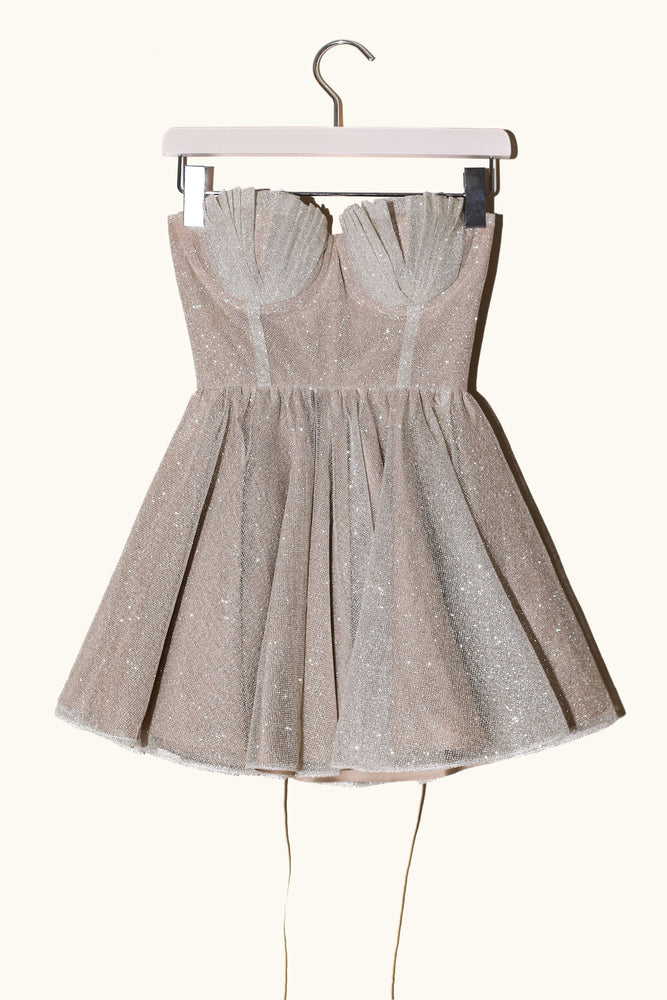 Sparkle Seashell Flare Dress