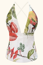 Vianna Top ~ Jardin White