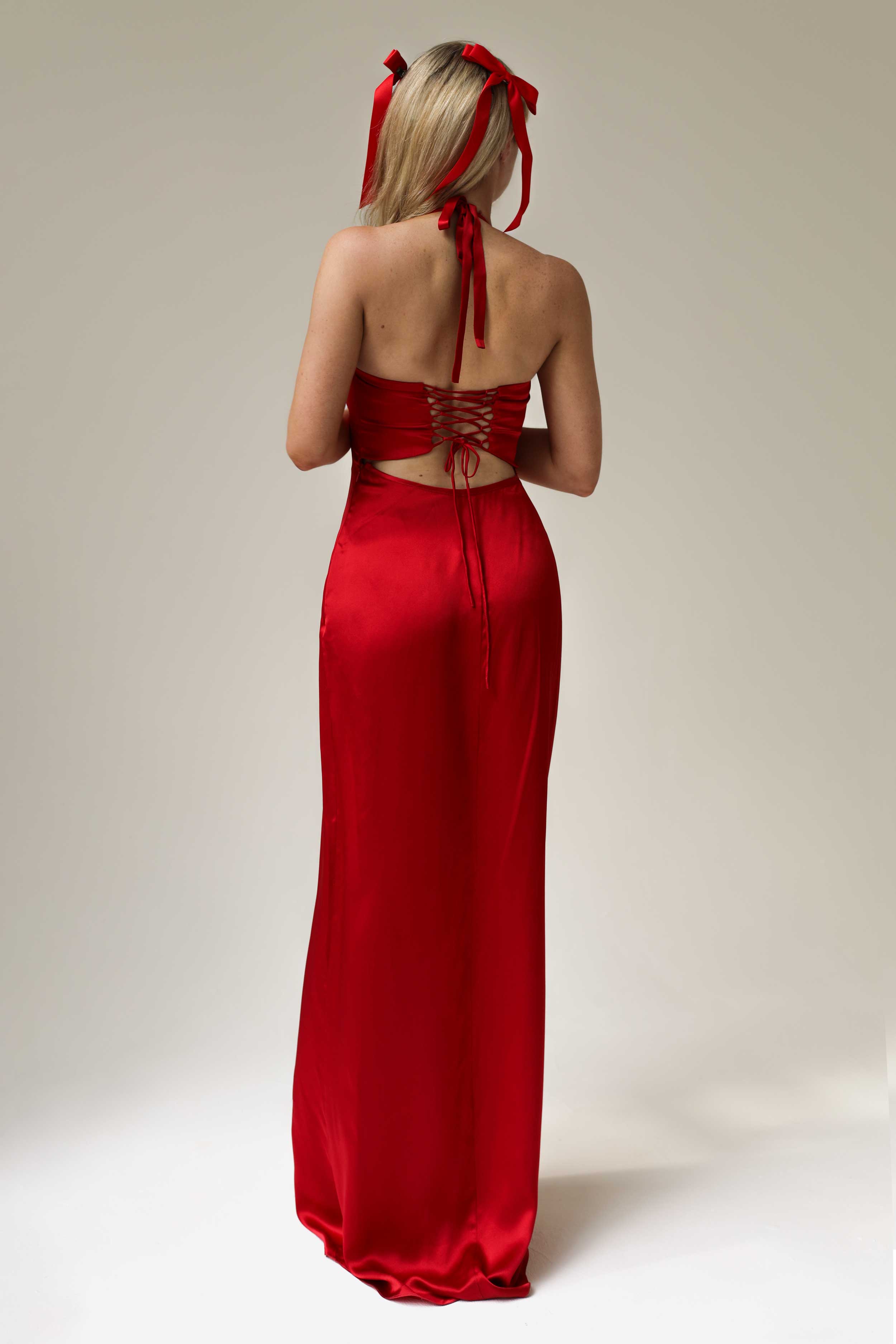 Myra Multi Color Gold Silk Maxi for Women main image 1