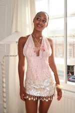 Zeïa Low Rise Mini Skirt ~ Mother of Pearl