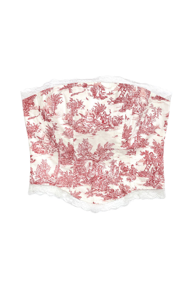 Aurora Corset  ~ Red Toile