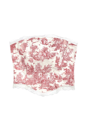 Aurora Corset  ~ Red Toile