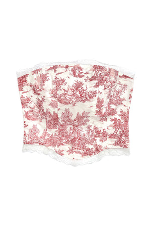 
            
                Load image into Gallery viewer, Aurora Corset  ~ Red Toile
            
        