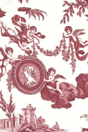 Niara Set Burgundy Cherubs ~ Rental