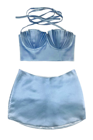 Dido & Dawn Silk Mini Set Cinderella Blue