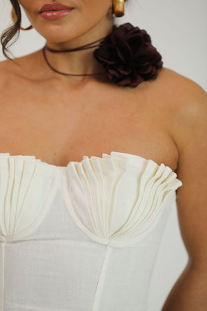 
            
                Load image into Gallery viewer, Seashell Mini Dress &amp;amp; Opera Gloves
            
        