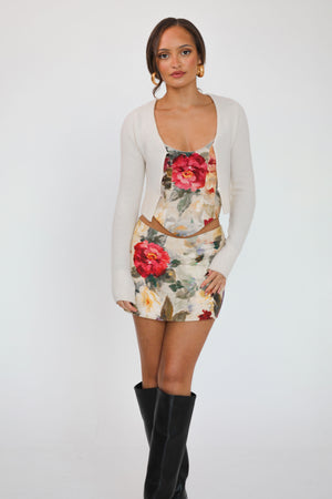 Dawn Mini Skirt ~ Flora