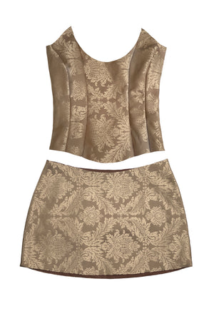 Niara Set  ~ Chocolate Brocade