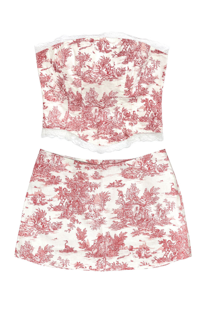 Aurora Set Red Toile ~ Rental