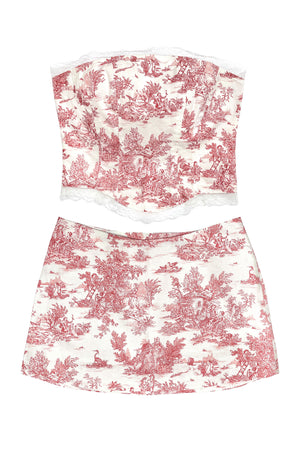 Aurora Set Red Toile ~ Rental