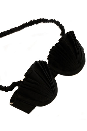 Haut Brassière Coquillage Noir