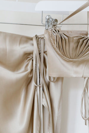 Dido & Amadi Maxi Set Chinchilla Gold Silk