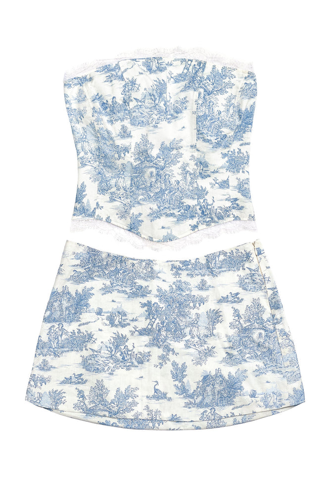 Ensemble Aurora Toile Bleue ~ Location