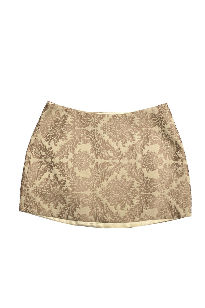 Mini-jupe Dawn ~ Brocart miel