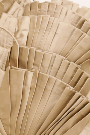 Dido Bustier Chinchilla Gold Silk
